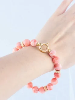 Bracelet Corail Or jaune