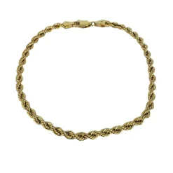 Bracelet cordon en or jaune