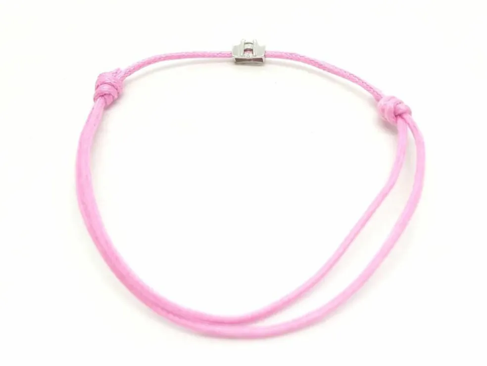 Bracelet Cordon Or blanc Diamant