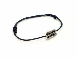 Bracelet Cordon Or blanc Diamant