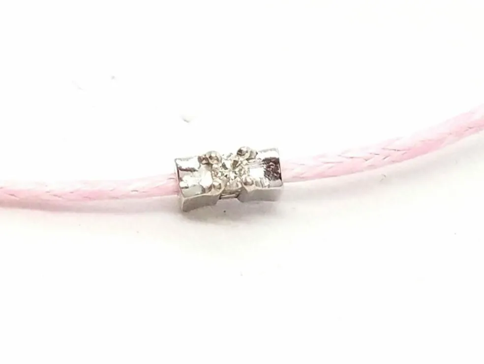 Bracelet Cordon Or blanc Diamant