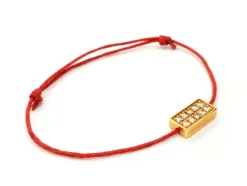 Bracelet Cordon Or rose Diamant