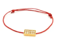 Bracelet Cordon Or rose Diamant