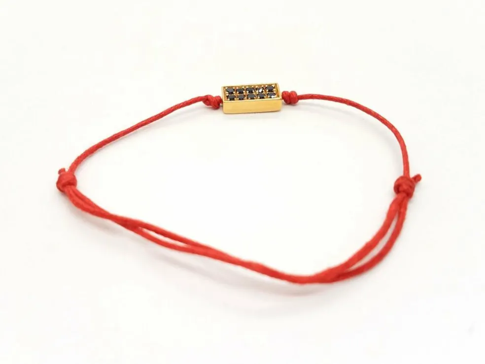 Bracelet Cordon Or rose Diamant