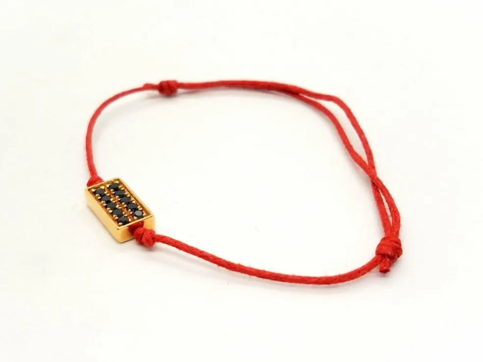 Bracelet Cordon Or rose Diamant