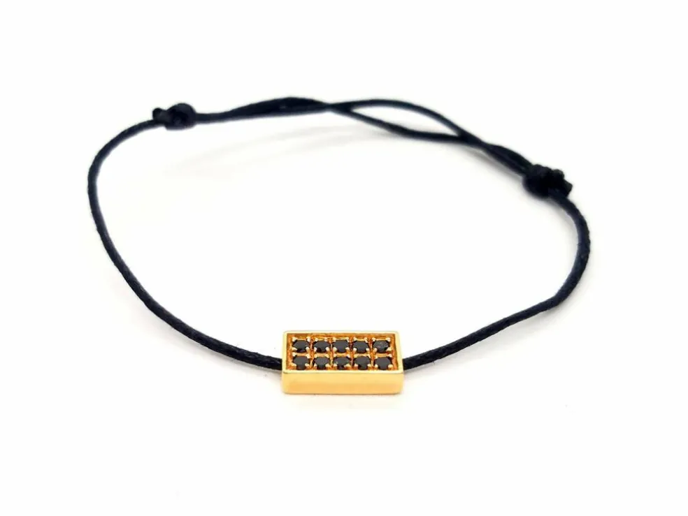 Bracelet Cordon Or rose Diamant