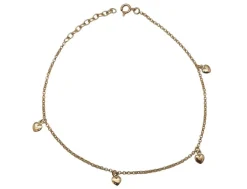Bracelet cœurs en Or Jaune