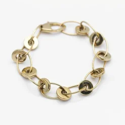 Bracelet d'auteur en or jaune