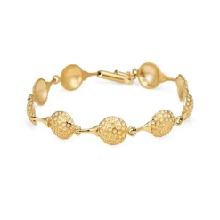 Bracelet de golf Bracelet Yellow Gold Sporting Bijoux Liens d'empilement