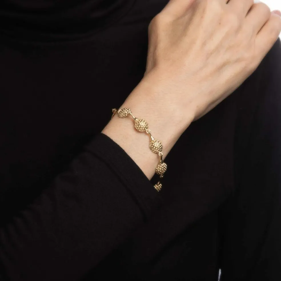 Bracelet de golf Bracelet Yellow Gold Sporting Bijoux Liens d'empilement