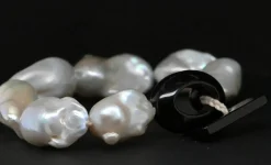 Bracelet de perles de culture brutes