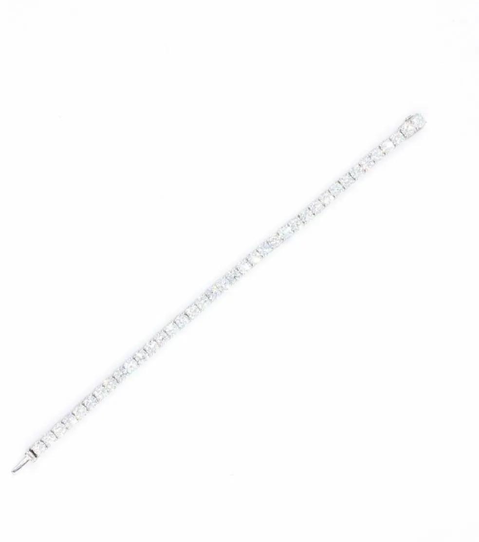 Bracelet de tennis 11,44 carats certifié GIA