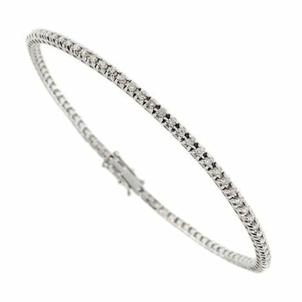 Bracelet de tennis en diamant de 1,22 ct