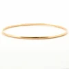 Bracelet Demi-jonc bombé or jaune