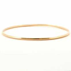Bracelet Demi-jonc bombé or jaune
