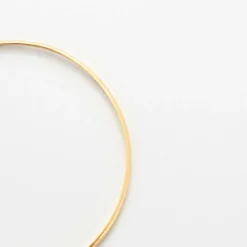 Bracelet Demi-jonc bombé or jaune