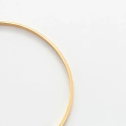 Bracelet Demi-jonc plat or jaune