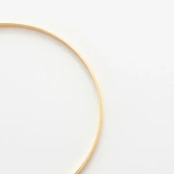 Bracelet demi-jonc plat or jaune