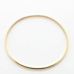 Bracelet Demi-jonc plat or jaune