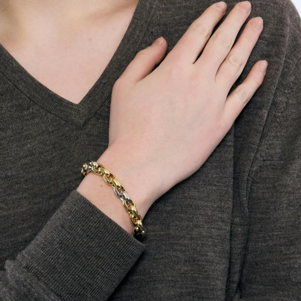 Bracelet deux ors