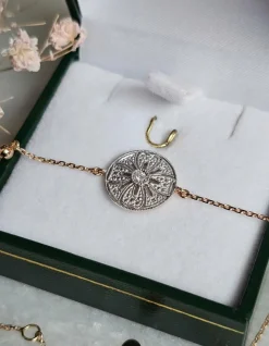 Bracelet Diamant Rose du Marais Or jaune 18 carats