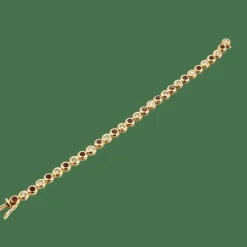 BRACELET DIAMANTS ET RUBIS