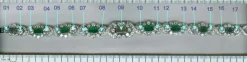 Bracelet diamants, émeraudes