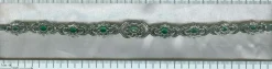 Bracelet diamants, émeraudes