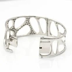 Bracelet Diamants Or blanc .