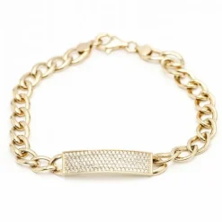 Bracelet DON'TFORGETME or et diamants