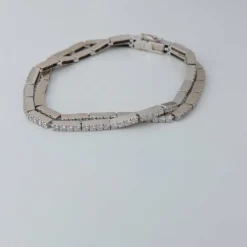 Bracelet Double ligne Diamants