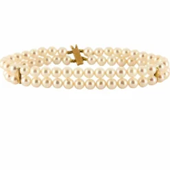 Bracelet double rang perles