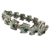 Bracelet Emeraudes 3 ct Diamants 7 ct