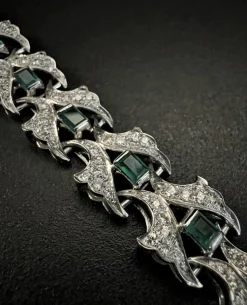 Bracelet Emeraudes 3 ct Diamants 7 ct