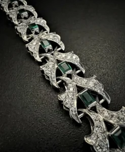 Bracelet Emeraudes 3 ct Diamants 7 ct