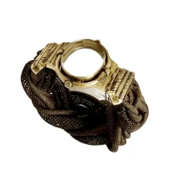 Bracelet En Cheveux Et Vermeil