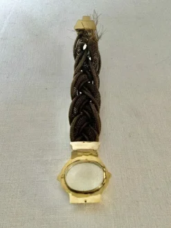 Bracelet En Cheveux Et Vermeil