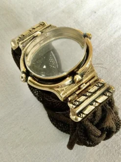 Bracelet En Cheveux Et Vermeil