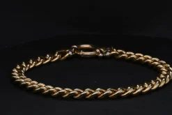Bracelet en maille dorée
