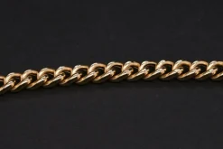 Bracelet en maille dorée