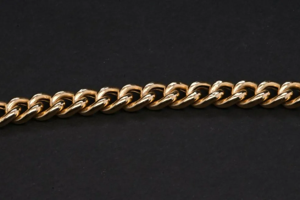 Bracelet en maille dorée
