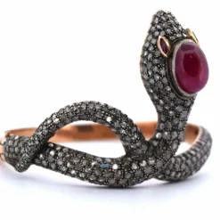 BRACELET EN OR 14 KT ET ARGENT