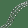 Bracelet en or blanc avec diamants