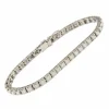 Bracelet en or blanc avec diamants