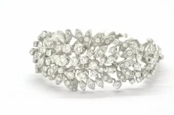 Bracelet en or blanc avec diamants de 6,30 ct