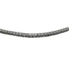 Bracelet en Or blanc, diamants noir