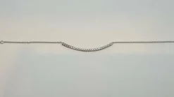 Bracelet en Or blanc, diamants noir