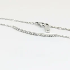 Bracelet en or blanc et diamants