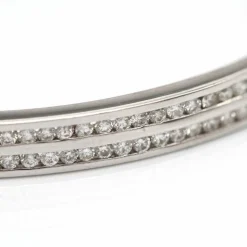 Bracelet en or blanc et diamants