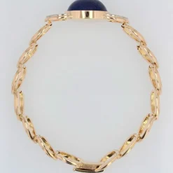 Bracelet en or diamants et son cabochon de lapis lazuli